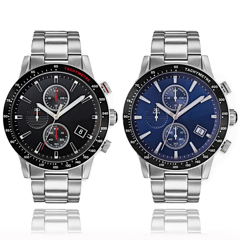 Мужские деловые часы AAA повседневные Кварцевые водонепроницаемые мужские с