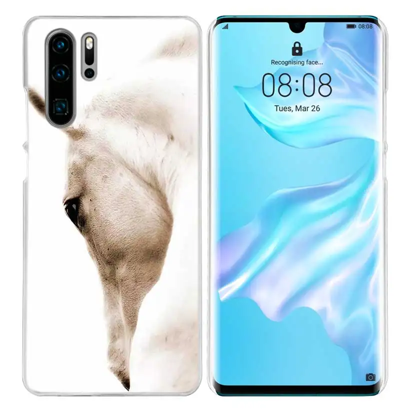 Horse чехол в виде животного для huawei Коврики 30 20 10 P20 P30 Lite Pro P Smart Y9 Prime Honor 8A 8X 10i ПК Чехлы для телефона