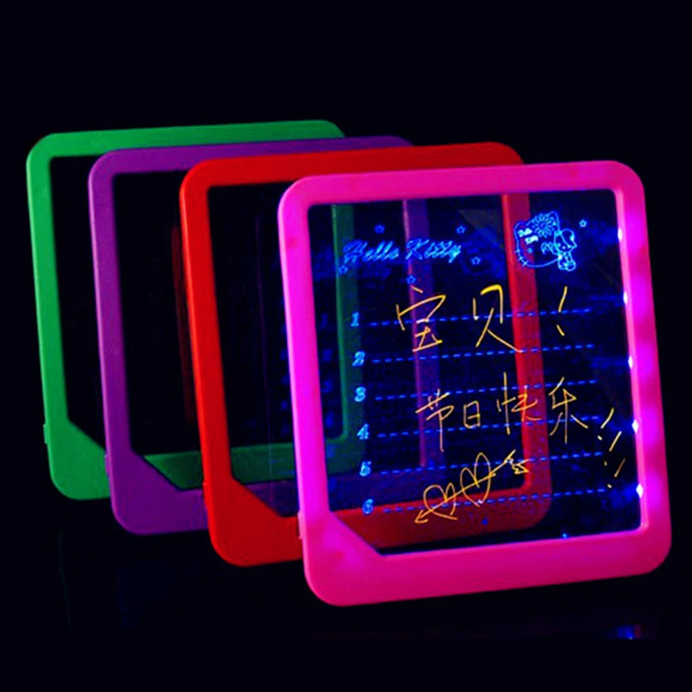 random color No DC board LED Message Board handwriting fluorescent plate - Color: random color