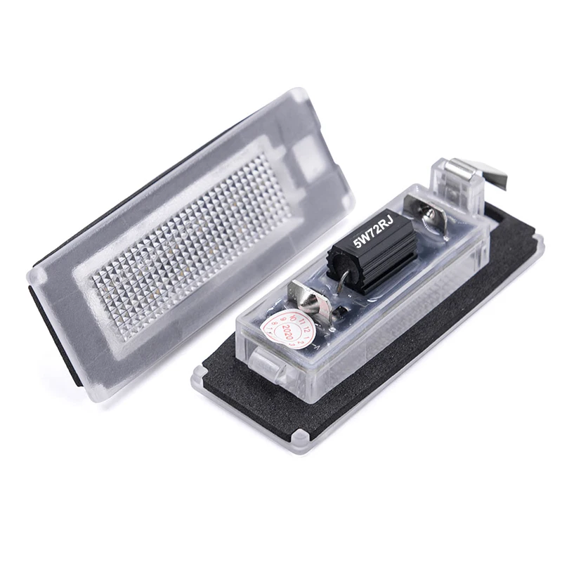 For Fiat Ducato LED License Plate Light Number Lamp For Peugeot Boxer Citroen Ju