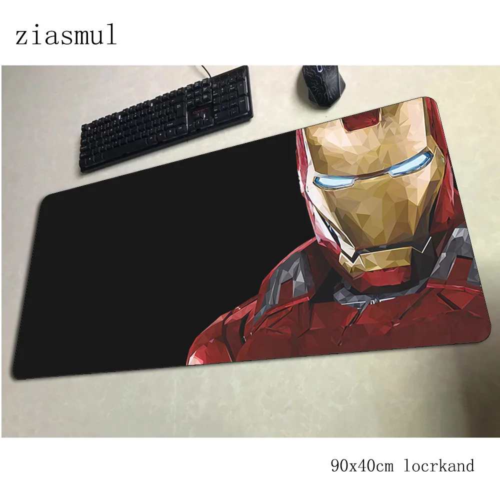 Iron Man mouse pad 90x40cm mousepads Popular gaming mousepad gamer best seller personalized mouse pads keyboard pc pad - Цвет: pattern 10