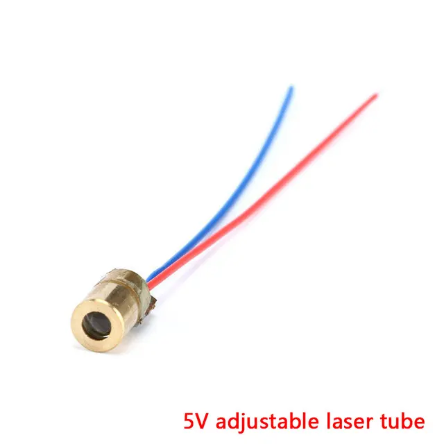 20 Pezzi Diodi Laser Rossi 5V - Punto Laser 650nm Per Livellamento E Misure