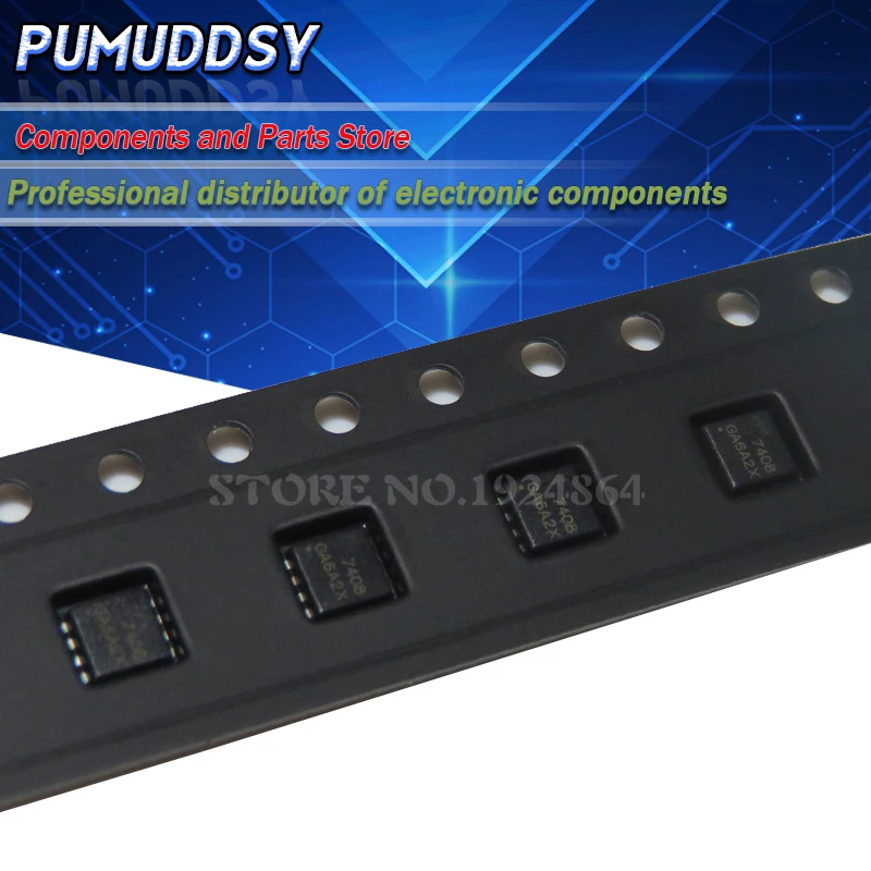 10pcs Aon7408l Aon7408 7408 Mosfet N-ch 30v 10a 8dfn - Integrated ...