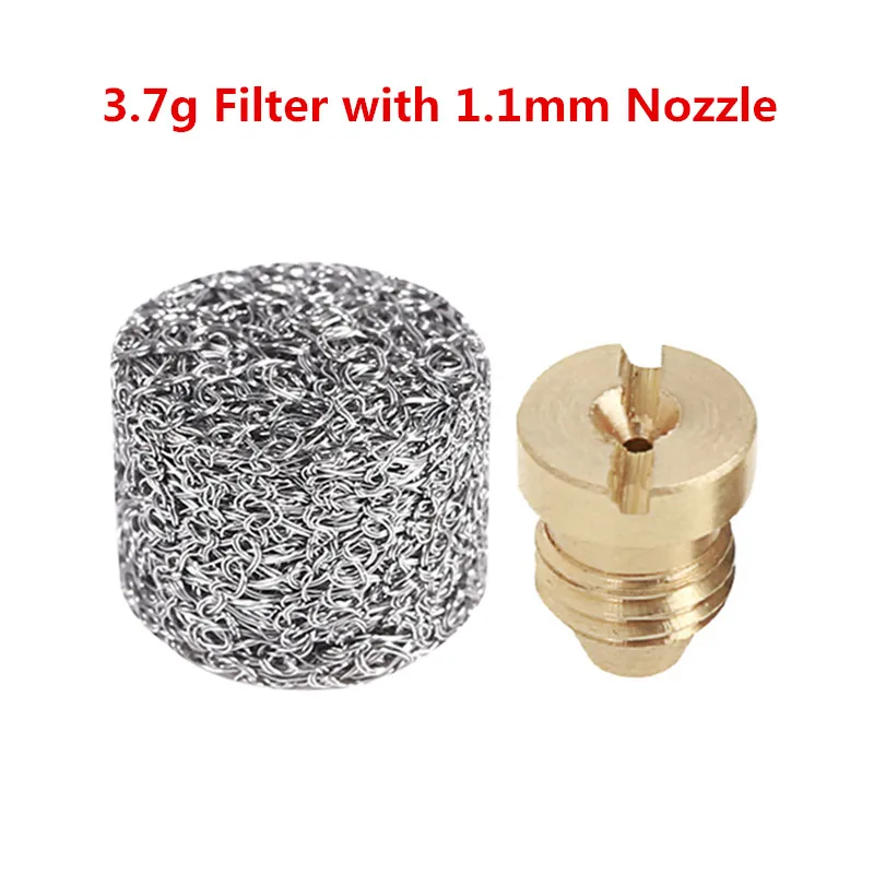 3.7g with Nozzle Нержавеющая сталь пенопластовый фильтр высокого давления для мойки автомобиля пенопластовый фильтр картридж Ланс сетка планшет для пены генератор пистолет - Цвет: 3.7g with Nozzle