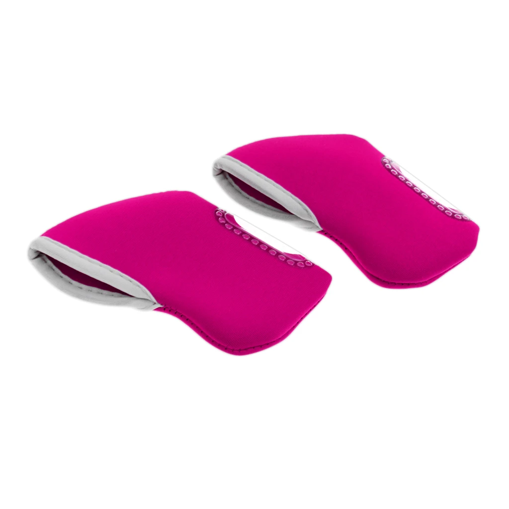 Hot Pink 10 шт. неопреновый Гольф клуб защитный железный наконечник клиновидный носок головной убор клюшка защита головы аксессуары для гольфа - Цвет: Hot Pink