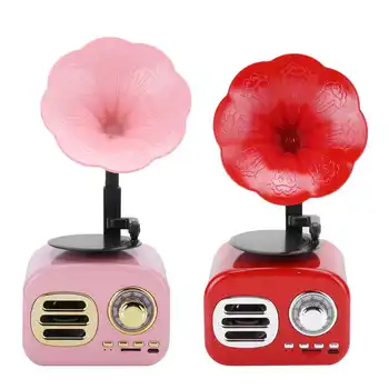 

Portable Phonograph Vintage Retro Bluetooth Speaker Loudspeaker Box Equipment Accessory bluetooth speaker waterproof