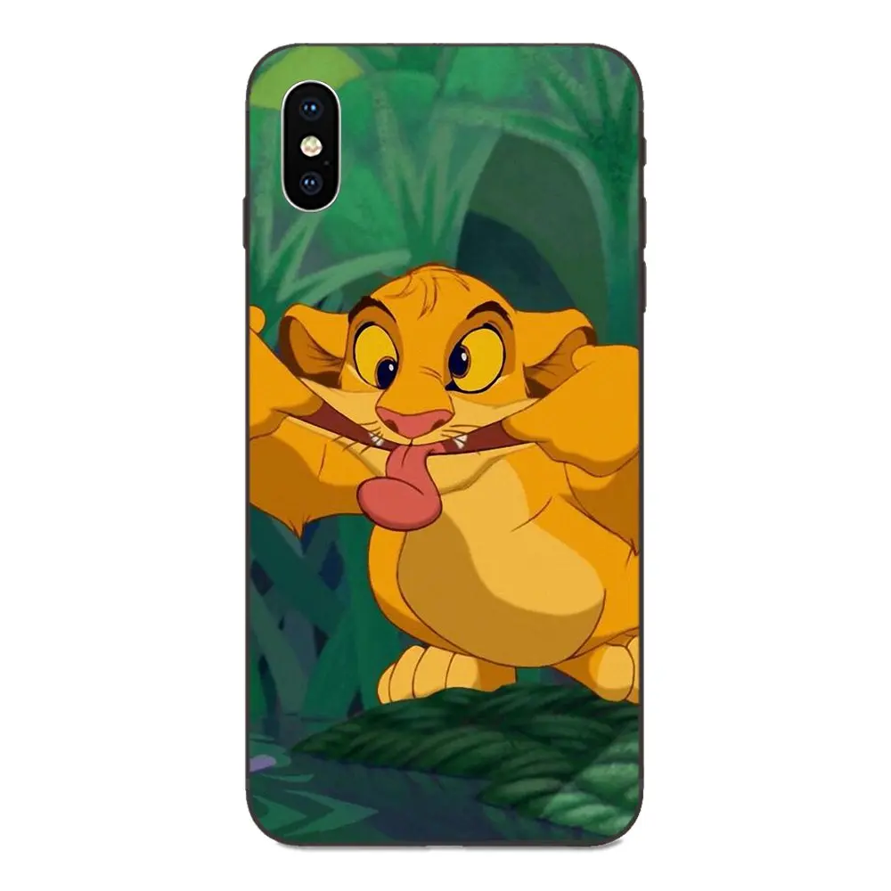 as picture Для Xiaomi Redmi Note 3 3S 4 4A 4X5 5A 6 6A 7 7A K20 Plus Pro S2 Y2 Y3 черный чехол для телефона чехол Чехол Simba и Нала" - Цвет: as picture