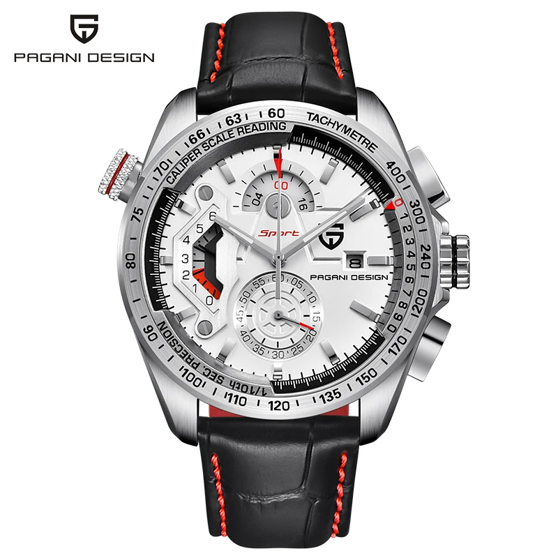 

PAGANI DESIGN Chronograph Sport Watches Japan Movement Stainless Steel Case Waterproof Quartz Watch Relogio Masculino