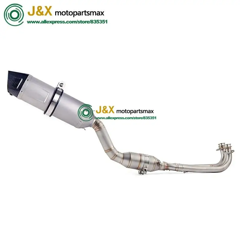 T-max Tmax 500 530 Tmax500 Tmax530 полная выхлопная система мотоцикла средняя Соединительная Модифицированная средняя Соединительная труба
