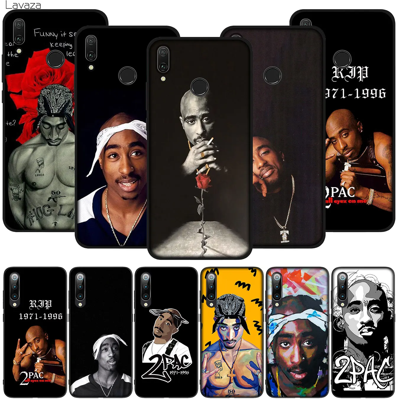 2pac tupac Crown 2 pac Soft Silicone Phone Case for Xiaomi Redmi Note 8 8A 7 7A 6 6A 5 5A S2 GO K30 K20 Pro |