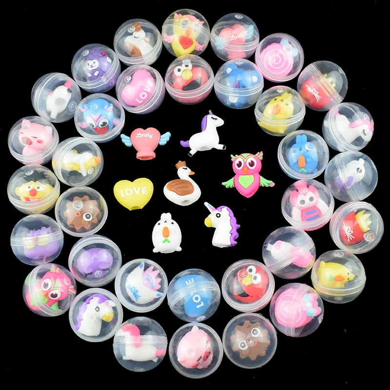5-15Pcs Cartoon Style Round Ball Surprise Gift Children Baby Birthday Party Guests Present Souvenir Pinata Fillers Small Toys