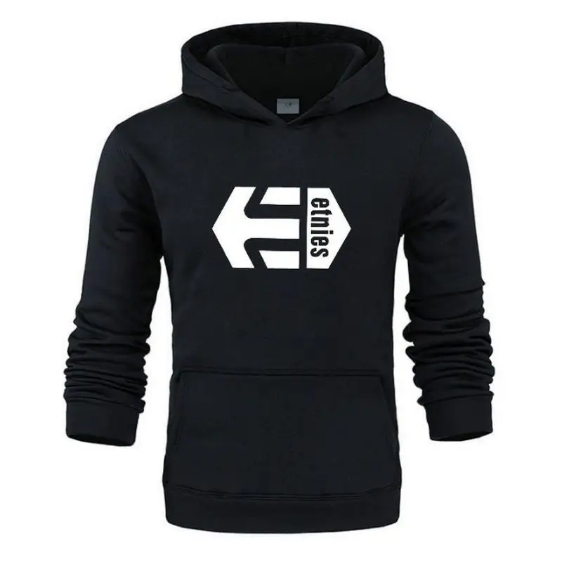 Новинка, модная брендовая мужская Толстовка Etnies с капюшоном и принтом, Крутая толстовка с капюшоном для скейтборда, крутая уличная Толстовка в стиле хип-хоп