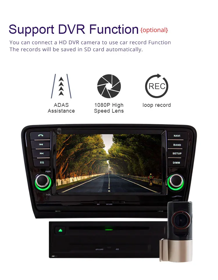 Discount TOPBSNA 1 Din Car Multimedia Player Android 9.0 For Skoda Octavia GPS Navigation Automotive Car Stereo Octa cores 4G+64G WIFI SD 7