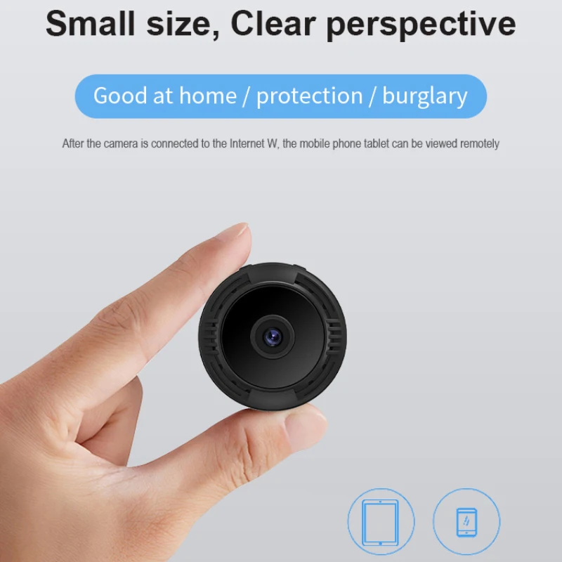 

F8 Mini 2.4GHZ WIFI IP Camera 1080P Camcorder Wireless Home Security DVR IR Night Security Cam APP Remote Control Vedio Camera