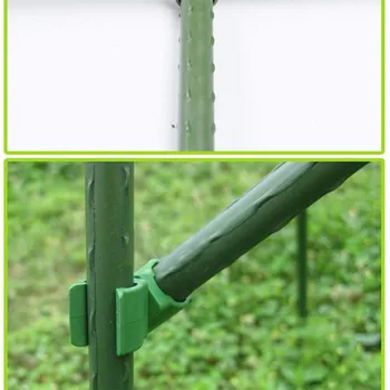 

new 100pcs Greenhouse Plant Fixing Clips Garden Flowers Tied Bundle Branch Clip Clamping Tools Garden Supplies Plant Clips