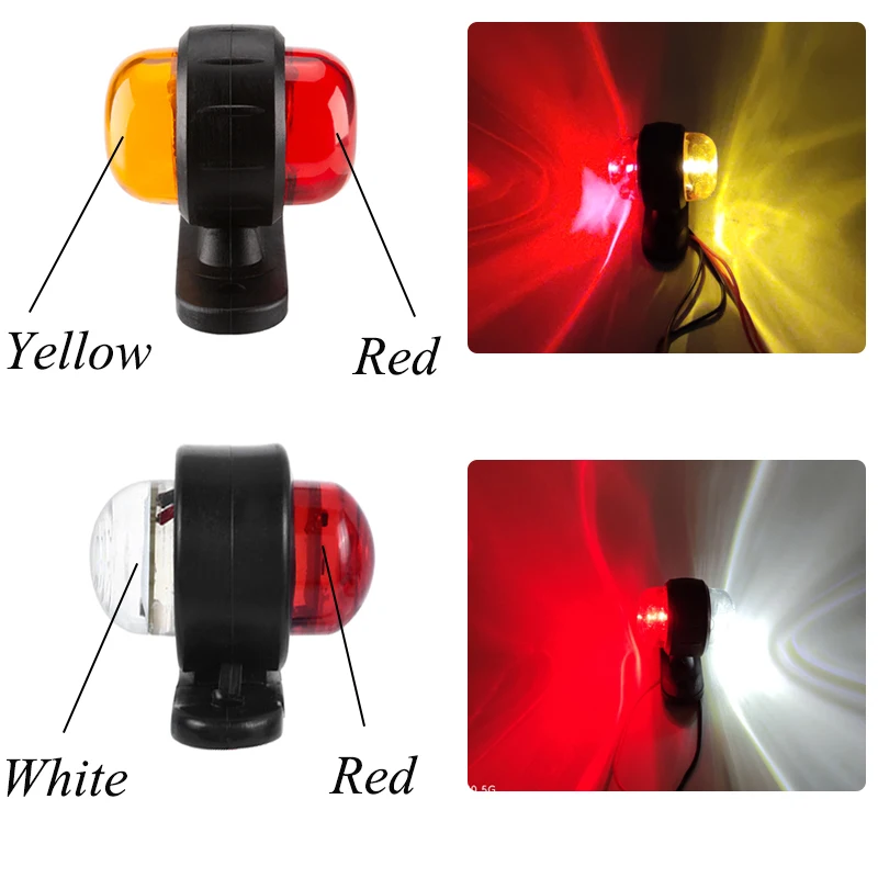 2X Trailer LED Side Marker Illuminazione Outline Truck Light Van Luci Per Rimorchio 12 24v 88019760