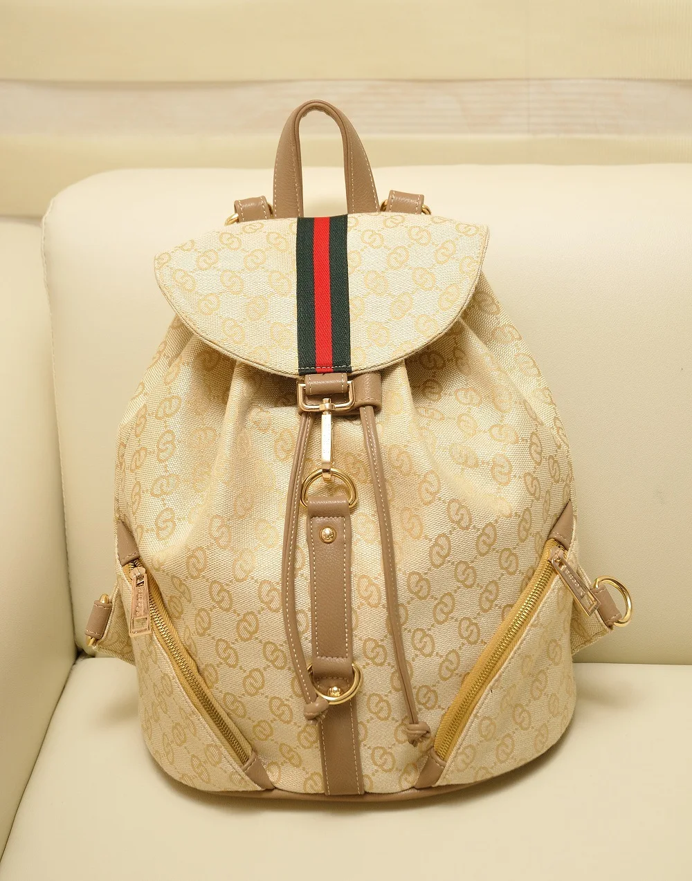 

Red Crown Seckilling Laptop Backpack 1301 Shoulder Canvas Backpack College Famous Brand Korean-style Backpack