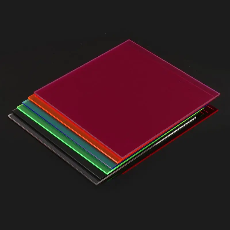 15x15cm Plexiglass Board Colored Acrylic Sheet Accessories Model Making