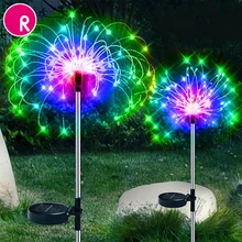 Magixun 90 /120/150 LED Solar Powered Outdoor Grass Globe Dandelion Fireworks Lamp Fairy Lights For Garden Lawn Landscape