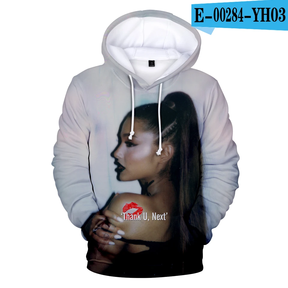3D Ariana Grande 3D Hoody cotton Winter Autumn Hot New Fashion Print Western Pop Singer Ariana Grande 3D hoody Pullover Sweatshirt - Цвет: 3D