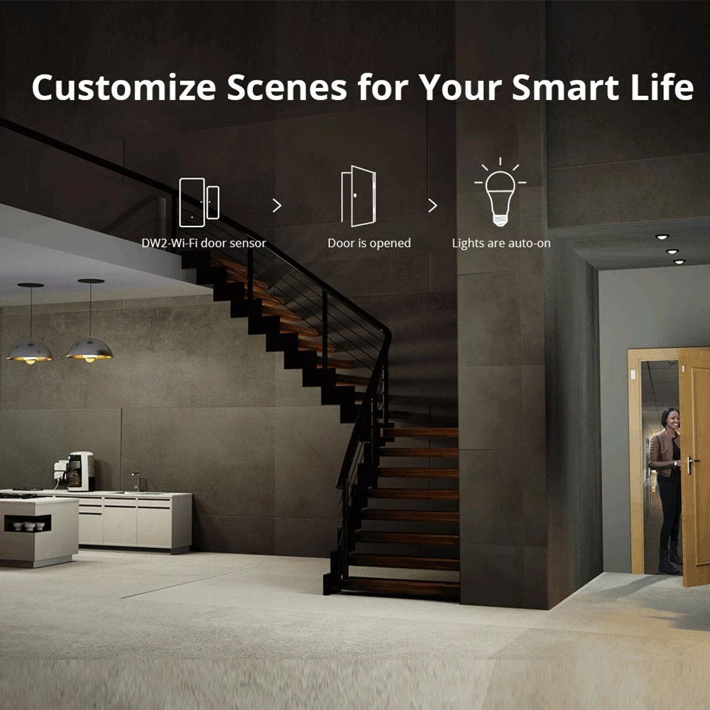 Интеллектуальный выключатель света SONOFF B02 B A60 интеллектуальная Wifi лампа E27