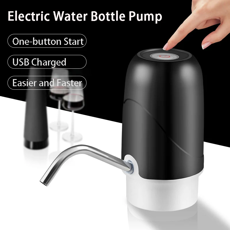 Automatic Electric Water Bottle Pump USB Charging Intelligent Drinking