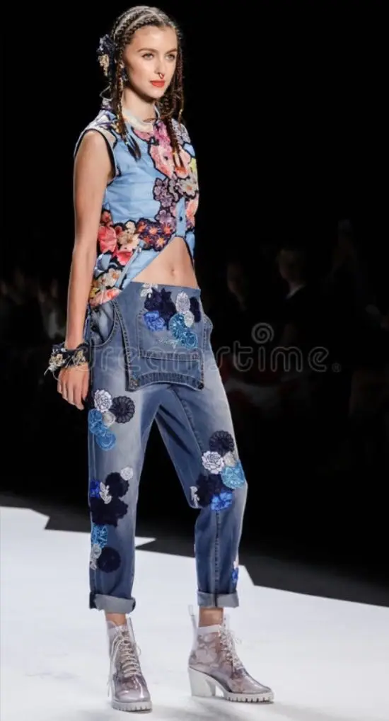chest 94cm Испания DESIGUAL осень/зима v-образный вырез утягивающий принт вязаный xs-xxl - Цвет: chest 94cm