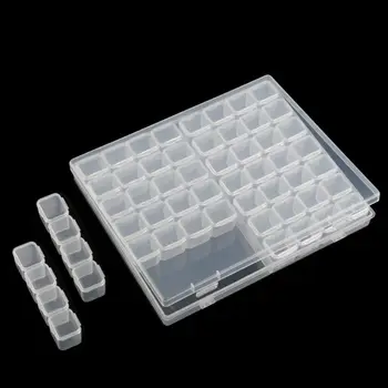 

56 Grids DIY Jewelry Box Rhinestone Embroidery Bead Organizer Storage Case