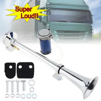 

12V 150DB Super Loud Single Trumpet Electronically Controlled Car Air Horn with Compressor for Car Truck Boat Motorcycle Vehicle