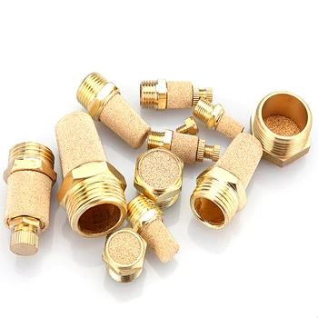 

Pneumatic Brass Exhaust Muffler BSL M5 1/8" 1/4" 3/8" 1/2" Silencers Fitting Noise Filter Reducer Connector Copper