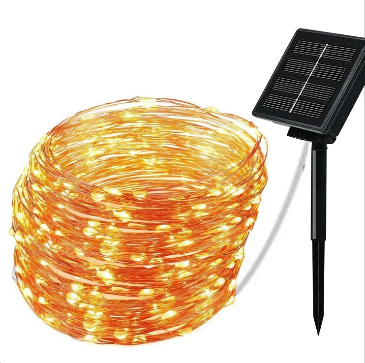 small solar lights LED Solar Light Outdoor Waterproof Fairy Garland String Lights Christmas Party Garden Solar Lamp Decoration 5/10/20/30M solar lamps