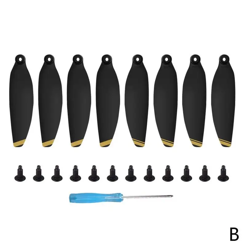 8 шт./компл. углеродного волокна складной Quick Release Propeller вращение по часовой стрелке и против реквизит для DJI MAVIC мини-Дрон Квадрокоптер с дистанционным управлением - Цвет: B