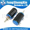 1pcs New WXD3-13-2W 100 200 220 470 680 1K 2.2K 3.3K 4.7K 5.6K 6.8K 10K 22K 33K 47K 100K Ohm WXD3-13 2W Wirewound Potentiometer ► Photo 1/3