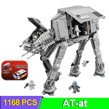 

1168pcs LepinLYS 05050 75054 Star Wars At-at The Robot Electric Remote Control RC Building Blocks DIY Toy Birthday Gift for kid