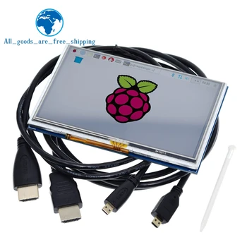 

5 inch LCD HDMI Touch Screen Display TFT LCD Panel Module 800*480 for Banana Pi Raspberry Pi 4B Raspberry Pi 3 Model B / B+