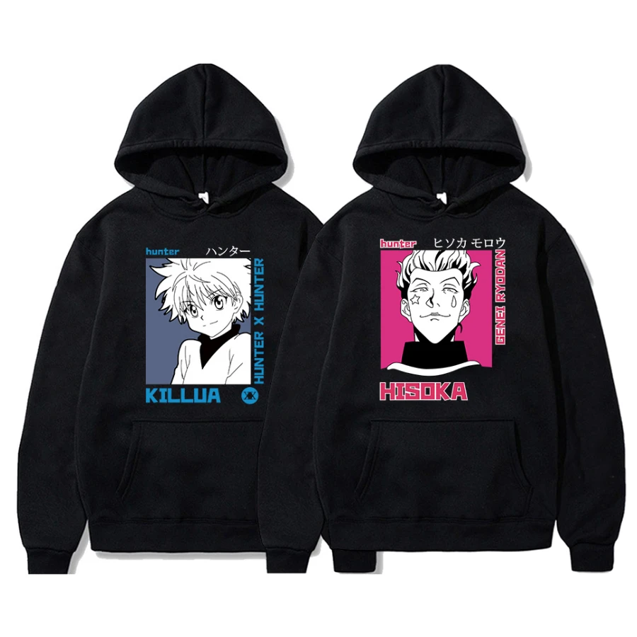 

HXH Hunter X Hunter Hisoka Killua Graphic Hoodies Anime Kawaii Clothes Oversized Hoodie Hooded Sweatshirts Men Women Tracksuit