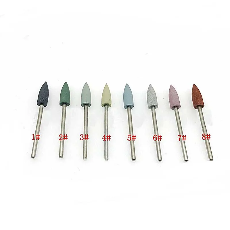 Rubber Silicon Carbide Buffer Nail Drill Bits Cutter For Manicure