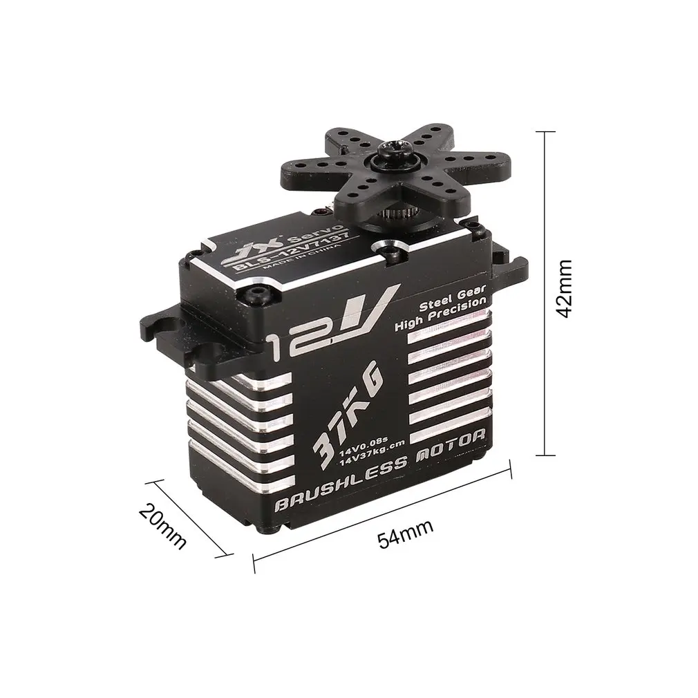JX BLS-HV7132MG 32 кг металлический рулевой цифровой механизм HV бесщеточный сервопривод с высоким напряжением для радиоуправляемого автомобиля робота самолета дрона Горячая распродажа