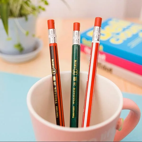 

3pcs/lot new arrival design Propelling pencil with sharpener Stationery Office and School supplies
