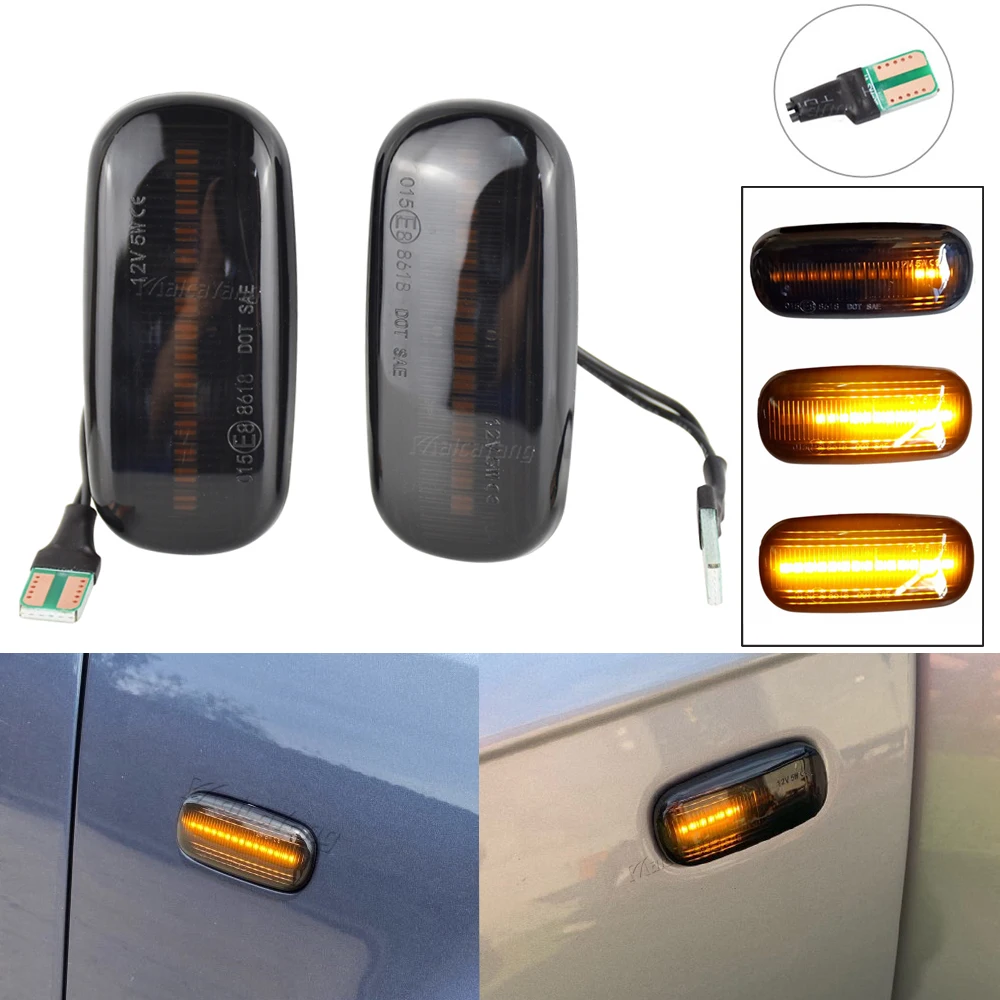 Светодиодный динамический боковой указатель поворота последовательный для Audi A3