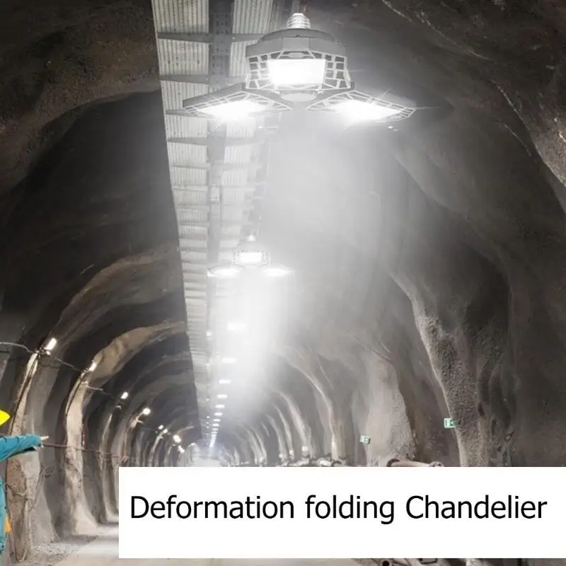 E27 144LED 60W Железный человек деформационный складной светильник креативный подвесной светильник