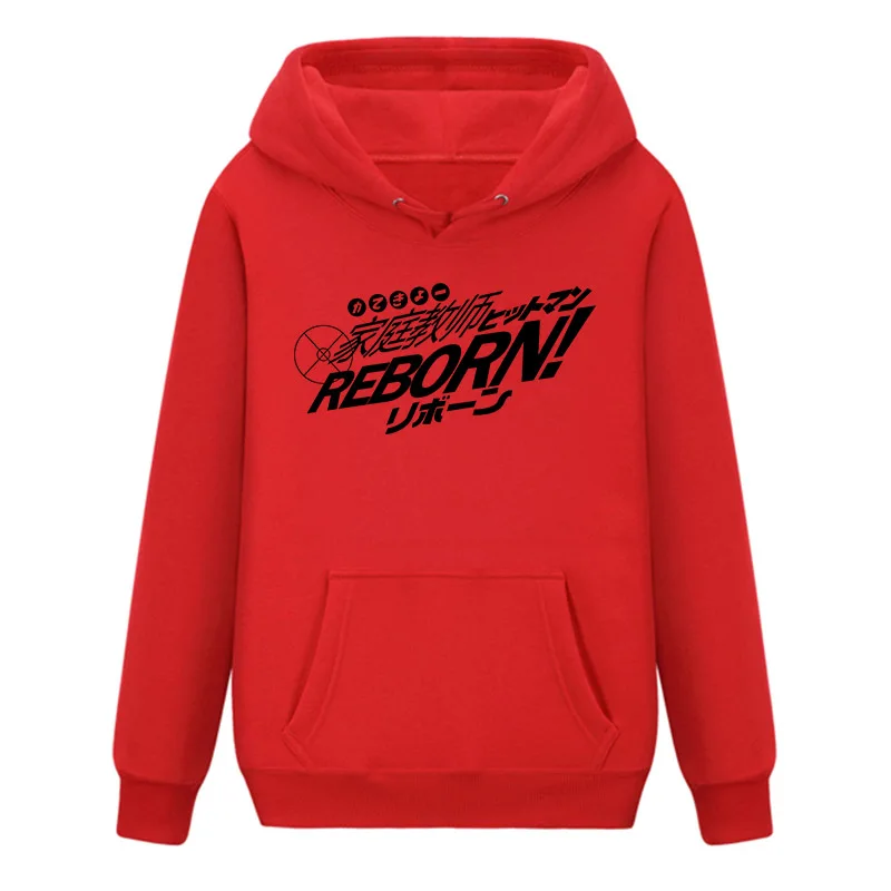 HITMAN REBORN! Новые осенние модные толстовки унисекс теплое хлопковое полиэстеровое пальто с капюшоном брендовые капюшоны свитшоты обычный размер xs-xxxl