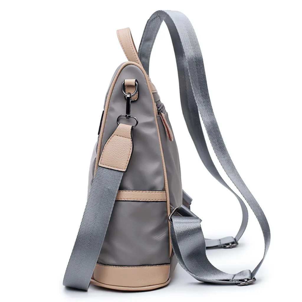 Новая повседневная Летняя женская сумка для отдыха, модная Большая вместительная сумка, однотонные мягкие элегантные модные простые рюкзаки