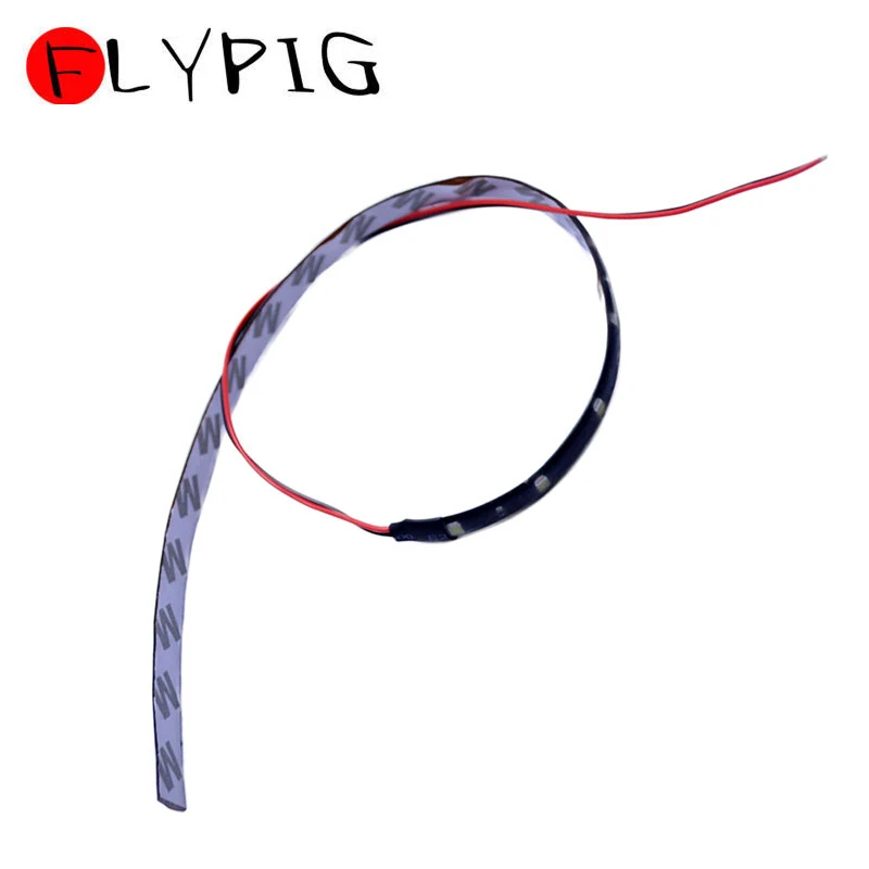 Прочный яркий красный 4 шт. 12 В 1" 15SMD гибкие светодиодные полосы света водонепроницаемый для автомобиля грузовика лодки D5