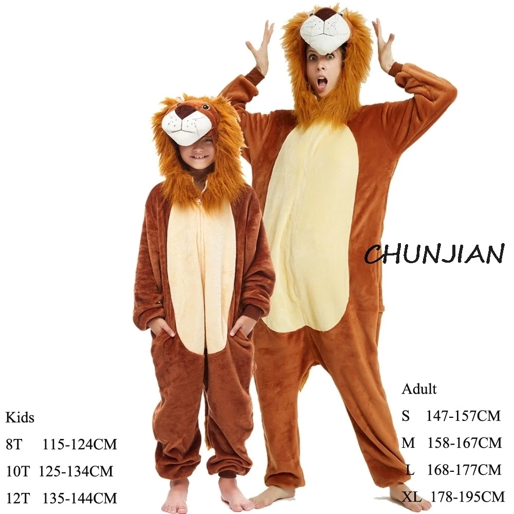 Girls Rabbit Animal Kigurumi Pijamas For Adult Boys Blanket Sleeper Onesie Unicorn Kids Piglet Costume Kids Onesie