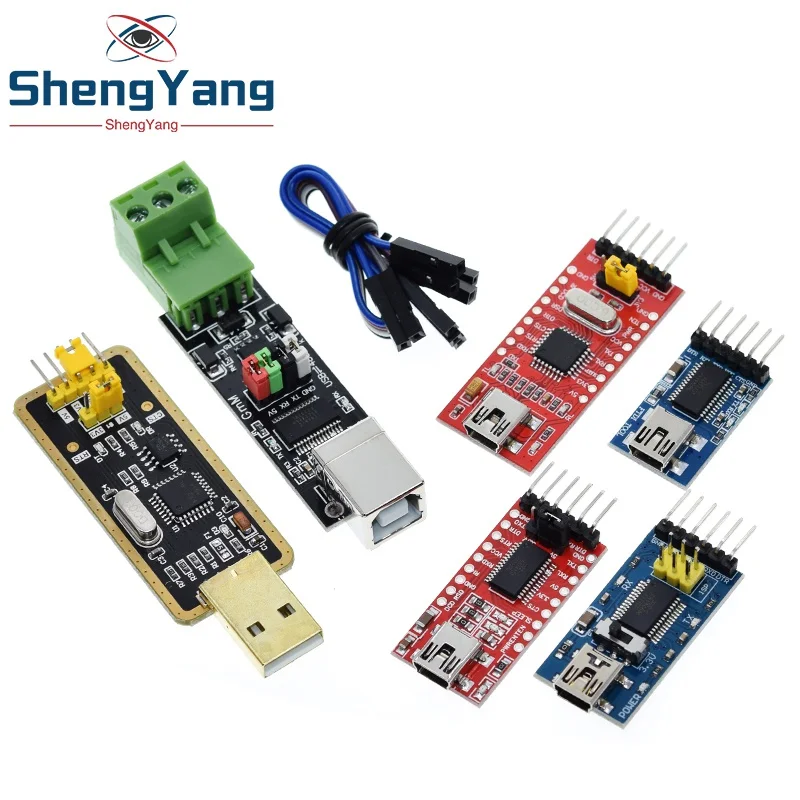 Базовая плата коммутатора FT232BL FT232RL FTDI FT232 USB к TTL 5 в 3,3 В отладчик, кабель для скачивания в модуль последовательного адаптера для Arduino