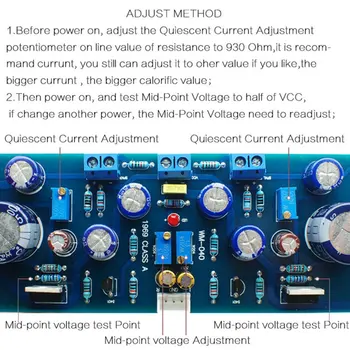 

New Bell 1969 Npn 2.0 Channel Class A Amplifier Completed Plate and Heat Sinks Stereo Amplifier Board