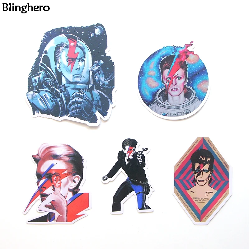 Blinghero David Bowie Стикеры s 12 шт./компл. Прохладный Скрапбукинг Стикеры телефон Стикеры s фотоальбом наклейки Стикеры s Коллекция BH0123