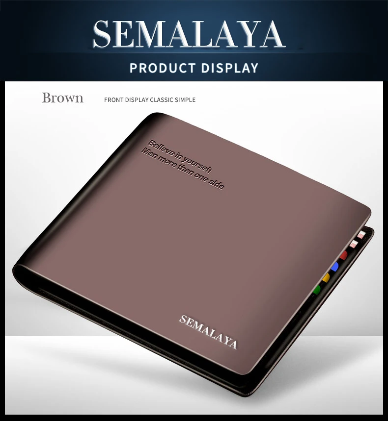 Men Wallet 100% Genuine Leather Men Wallets Premium Product Real Cowhide Wallets for Man Short Black Walet Men Wallet RFID Busin