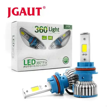 

JGAUT headlights for auto H3 led bulb 880 881 H27 9004 H13 Lamp H1 12V 24V 4000LM 70W 6000K